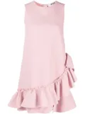 MSGM ruffled-trim sleeveless mini dress - Pink