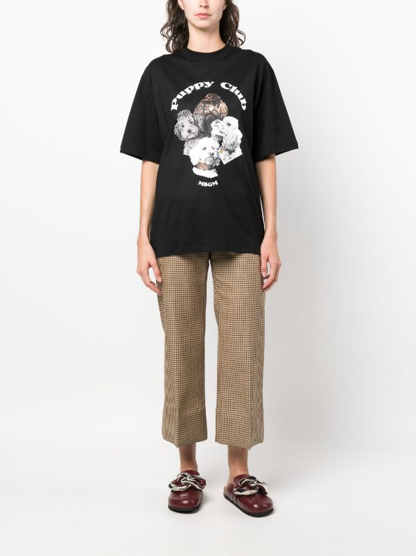 MSGM Puppy Club Cotton T-shirt - Farfetch