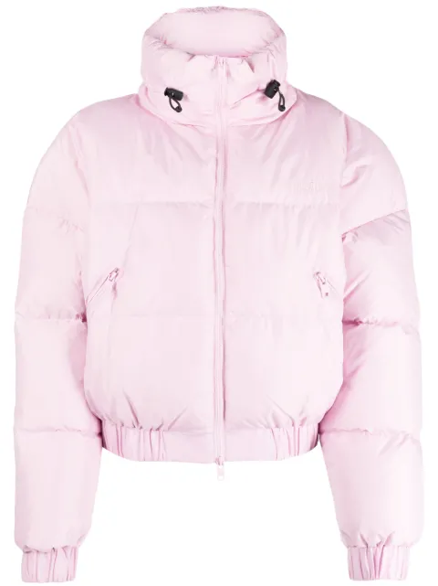 MSGM funnel neck quilted padded jacket