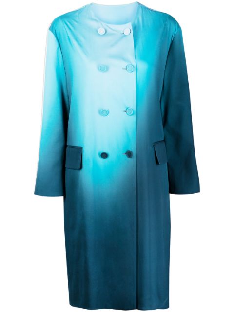 Ermanno Scervino ombré-effect double-breasted coat