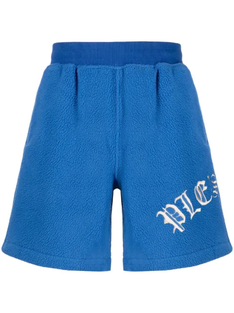 Pleasures Mars fleece-texture shorts