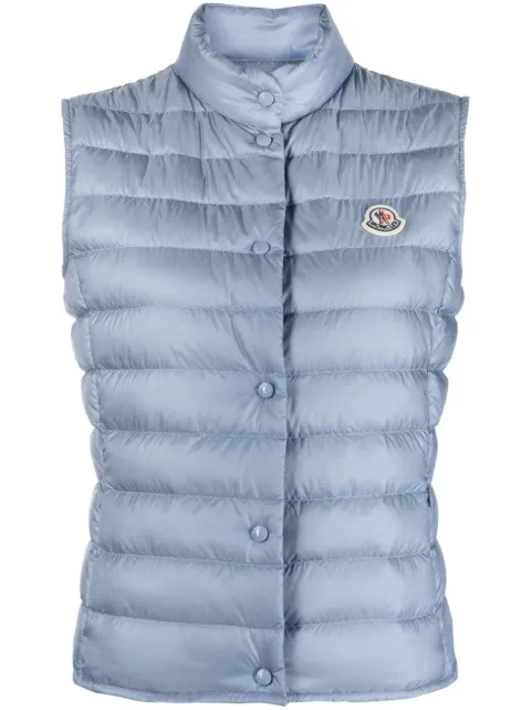 Moncler Liane logo-patch vest 