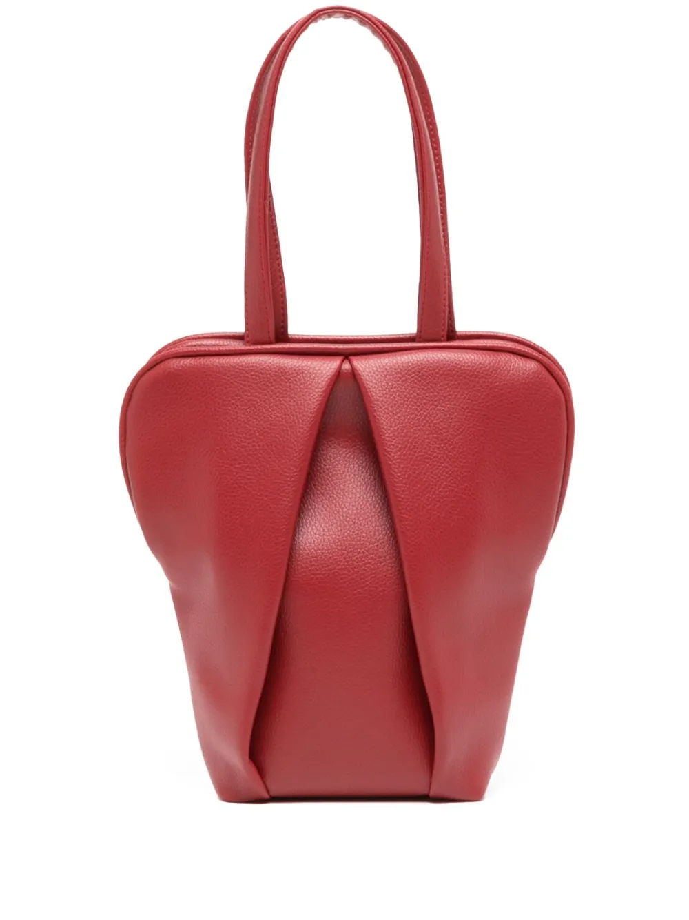 0711 Seashell leather mini bag - Red