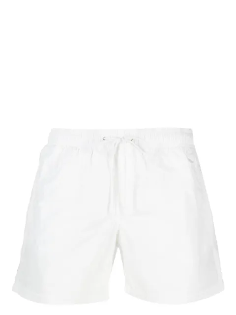 Sundek logo-print striped swim shorts