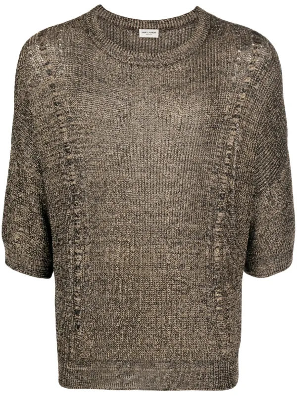 Saint Laurent ニットトップ | ゴールドトーン | FARFETCH JP