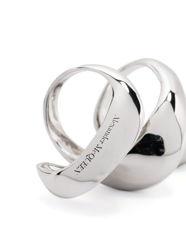 Alexander mcqueen deals mens silver rings