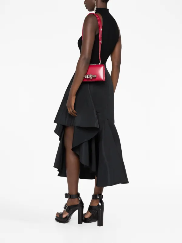 Alexander McQueen Mini Jewelled Shoulder Bag | Red | FARFETCH