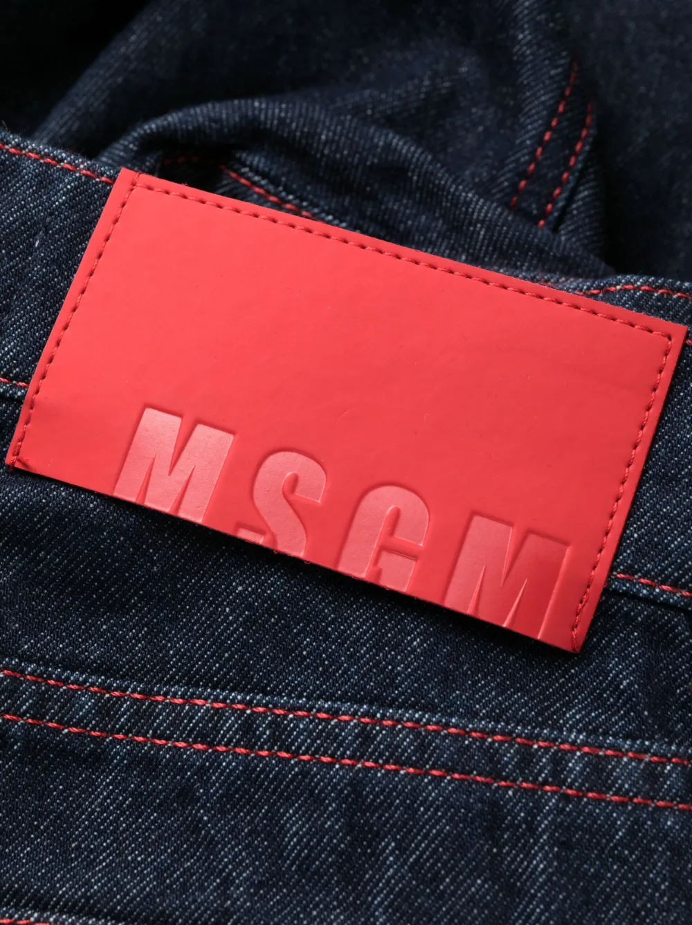 cargo-pocket denim jeans