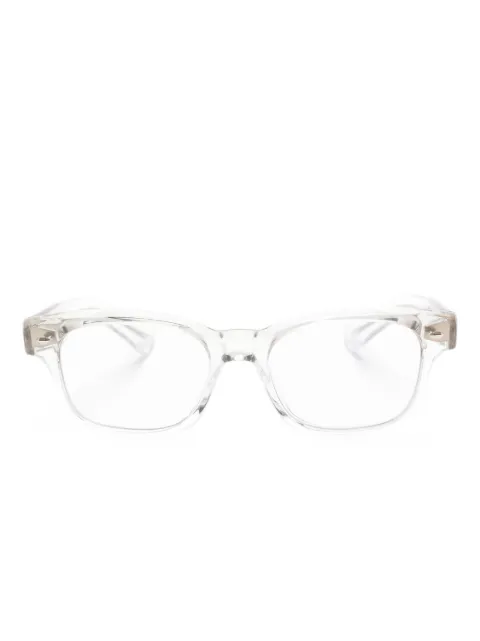 Oliver Peoples transparent rectangle-frame glasses