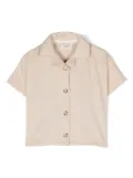 Studio Clay short-sleeve buttoned shirt - Neutrals