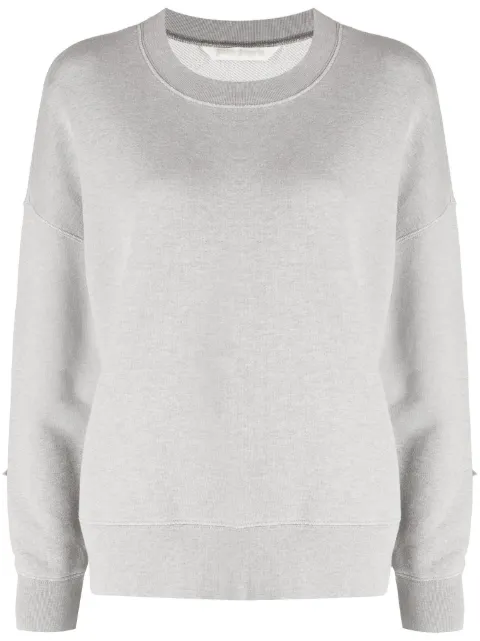 Palm Angels logo-print star-patch cotton sweatshirt