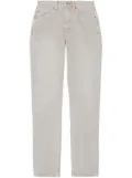 RE/DONE 70s Stove Pipe high-rise slim-cut jeans - Grey