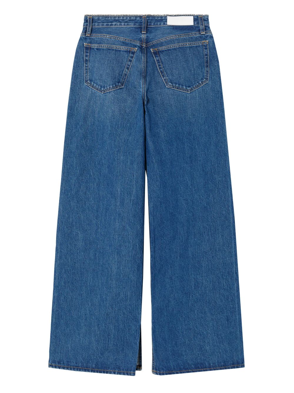 Shop Re/done Low Rider Loose Jeans In Blue