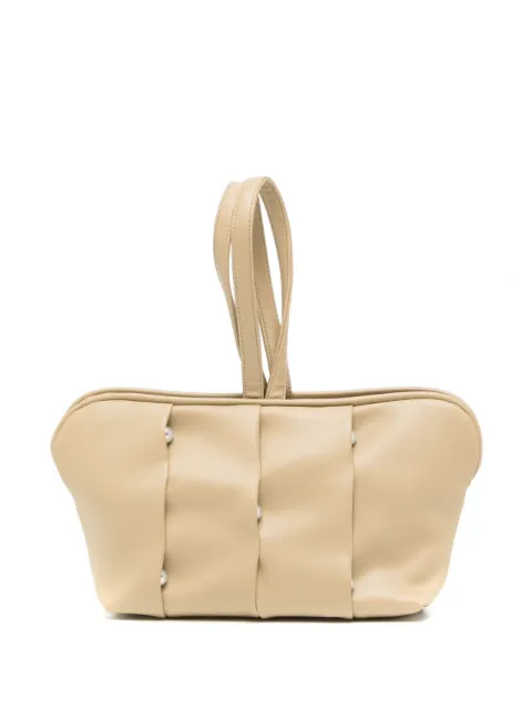 0711 Seashell Clutch aus Leder