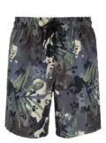 Sundek graphic-print swim shorts - Green