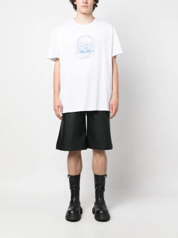 Alexander McQueen skull-print Cotton T-shirt | White | FARFETCH
