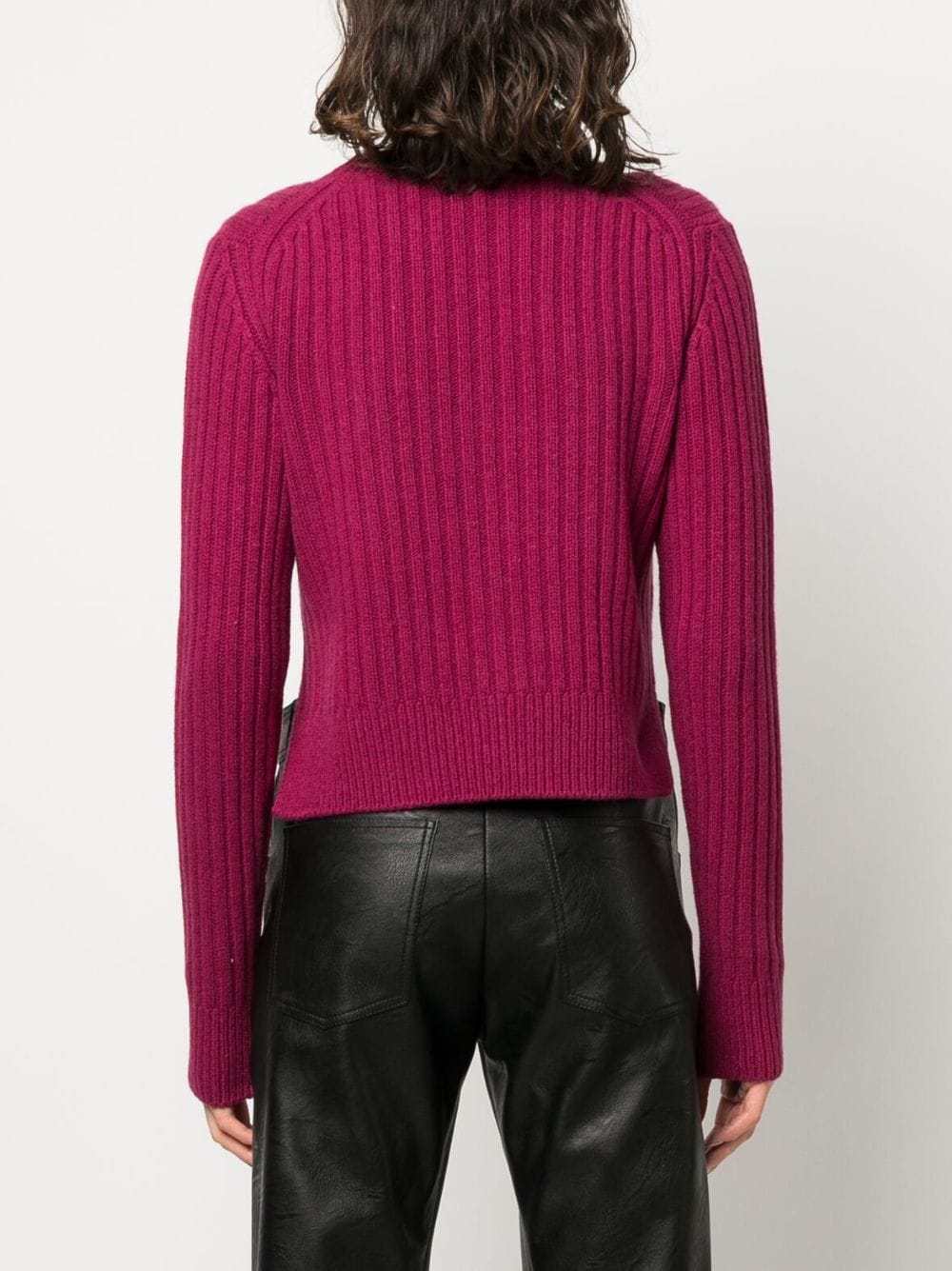 Shop Stella Mccartney Knitted Cashmere Jumper In Pink