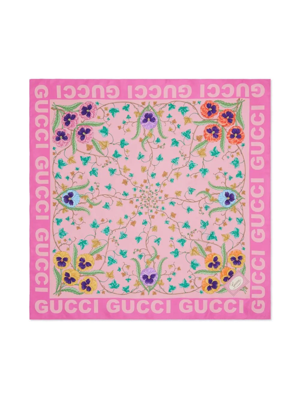Gucci floralprint Silk Scarf Farfetch