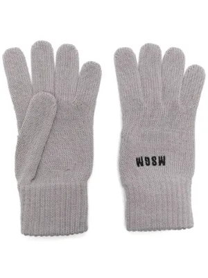 【送料&関税込】MSGM Knitted Gloves MSGM Gloves for Women - Shop on FARFETCH