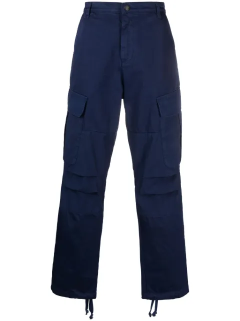 MSGM cargo-pocket straight-leg trousers