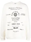 MSGM graphic-print cotton sweatshirt - Neutrals