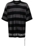 Mastermind World logo-print towelling-finish T-shirt - Black