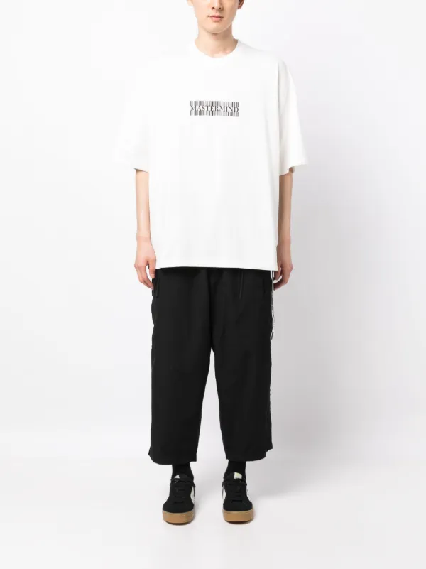 ★BLACKUP★ mirror wide cotton pants【送料0/関税0】 Mastermind Japan cotton-blend Cargo Trousers | Black | FARFETCH