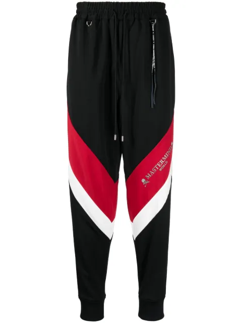 Mastermind World logo-print stripe-detailing track pants 