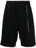 Mastermind Japan logo-print drawstring bermuda shorts - Black