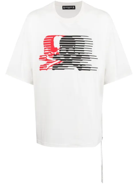 Mastermind Japan playera con estampado gráfico