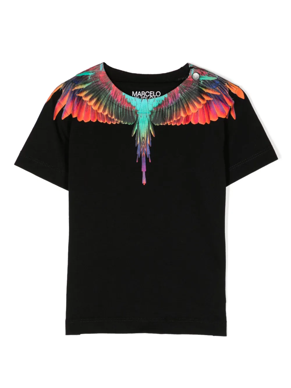 COUNTY OF MILAN KIDS Sunset Wings cotton T-shirt - Viola