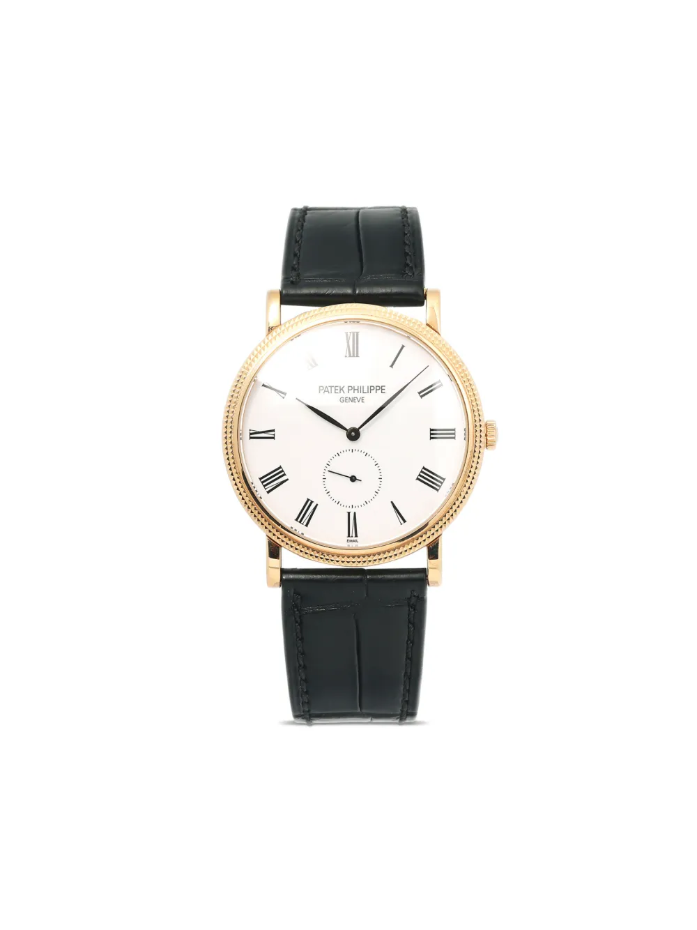 Pre-owned Patek Philippe  Calatrava 36mm In White