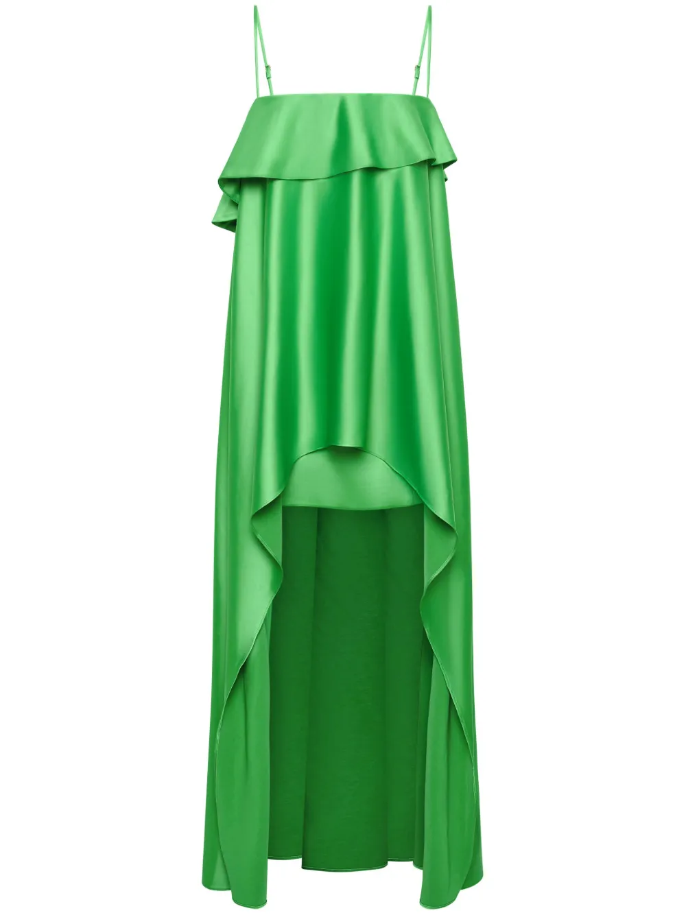 NICHOLAS LOTTIE ASYMMETRIC SATIN DRESS