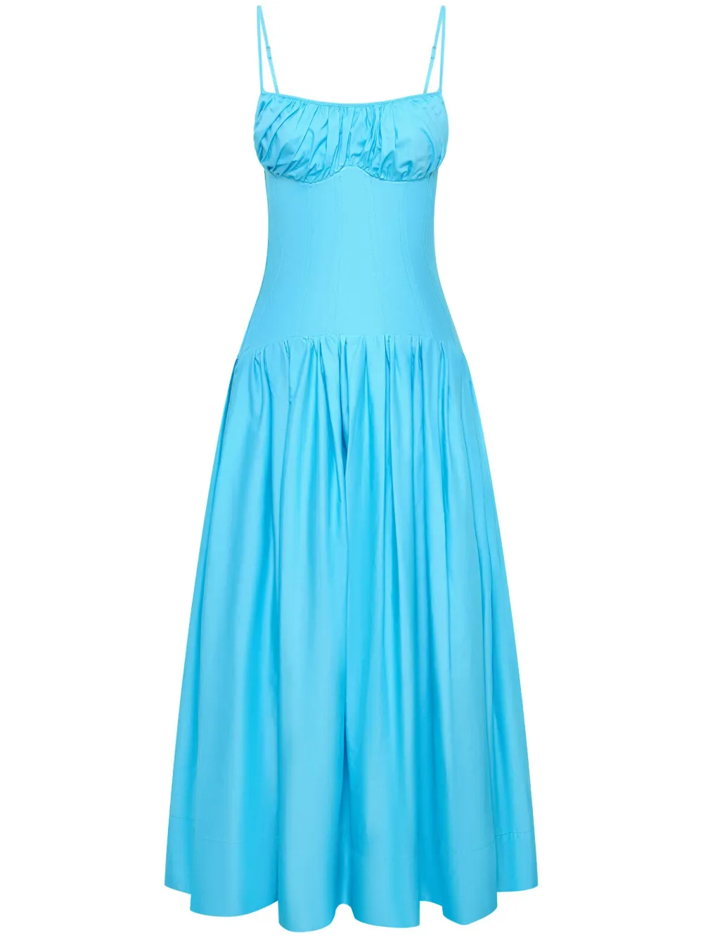 Nicholas Dolma Pleated Cotton Dress Farfetch