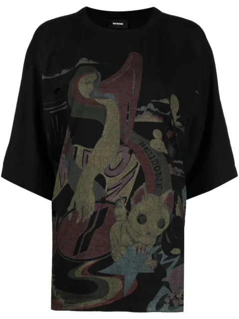 We11done logo-print cotton T-shirt