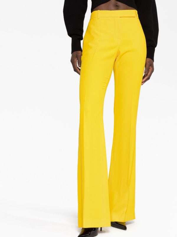 Alexander McQueen mid-rise Flared Trousers - Farfetch