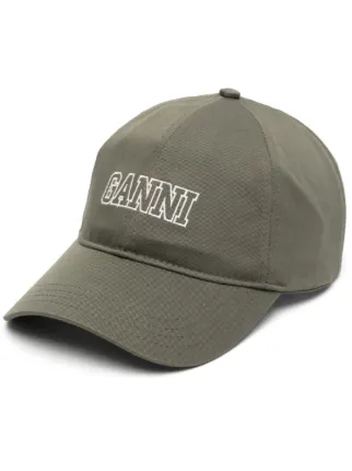 関税送料無料【Ganni】BASEBALL CAP WITH LOGO EMBROIDERY Ganni Baseball Cap With Logo Embroidery Hat | eBay
