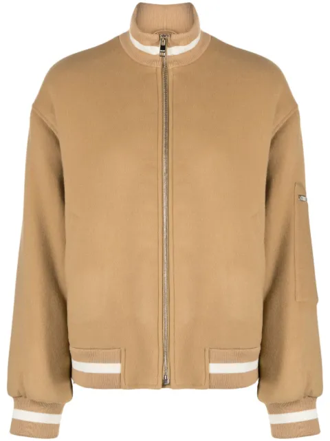 MSGM virgin wool-blend bomber jacket