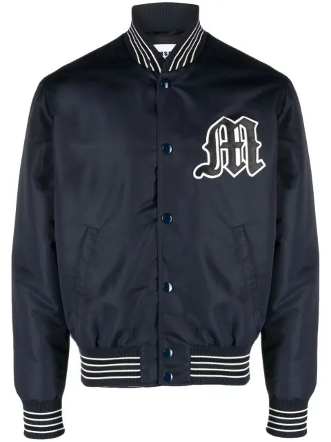 MSGM Bomberjacke mit Logo-Patch