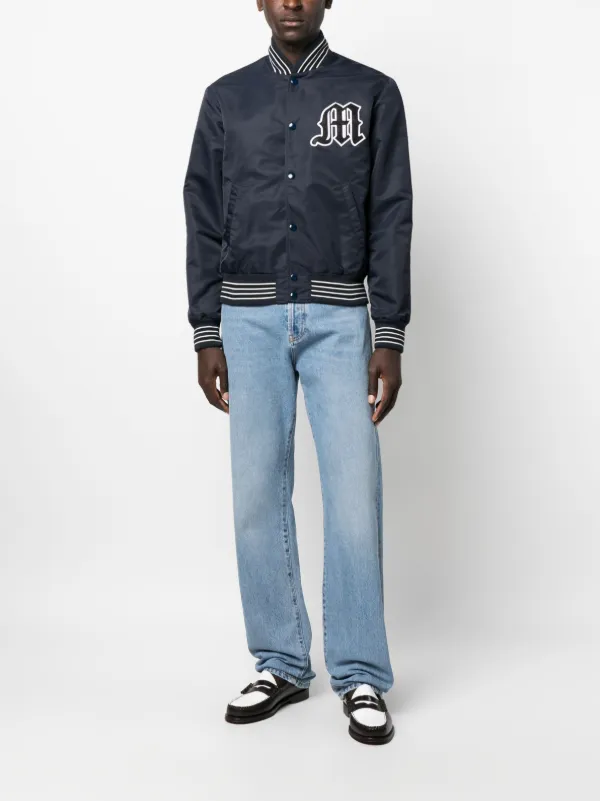 MSGM ボンバージャケット | ブルー | FARFETCH JP
