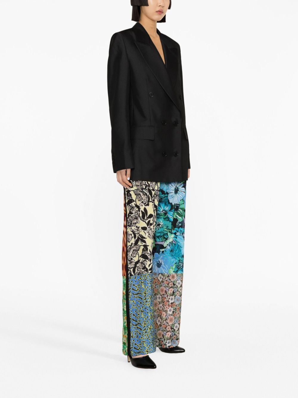 MSGM Blazer met dubbele rij knopen - Zwart