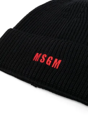 【送料&関税込】MSGM Beanie Hat MSGM Hats for Men - Shop Now on FARFETCH
