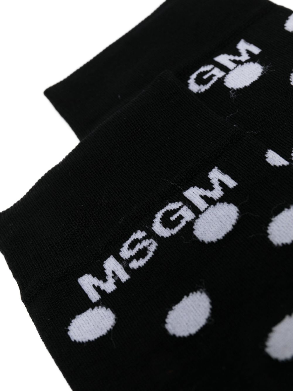 MSGM Sokken met logo - Zwart