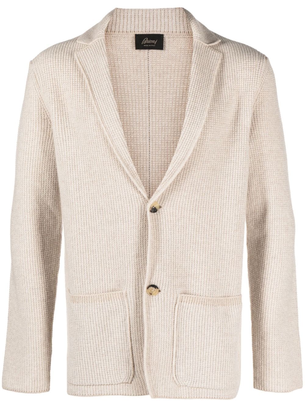 knitted cashmere-blend cardigan