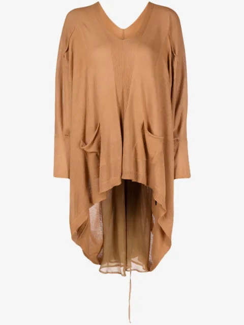 Masnada blouse en maille à col v