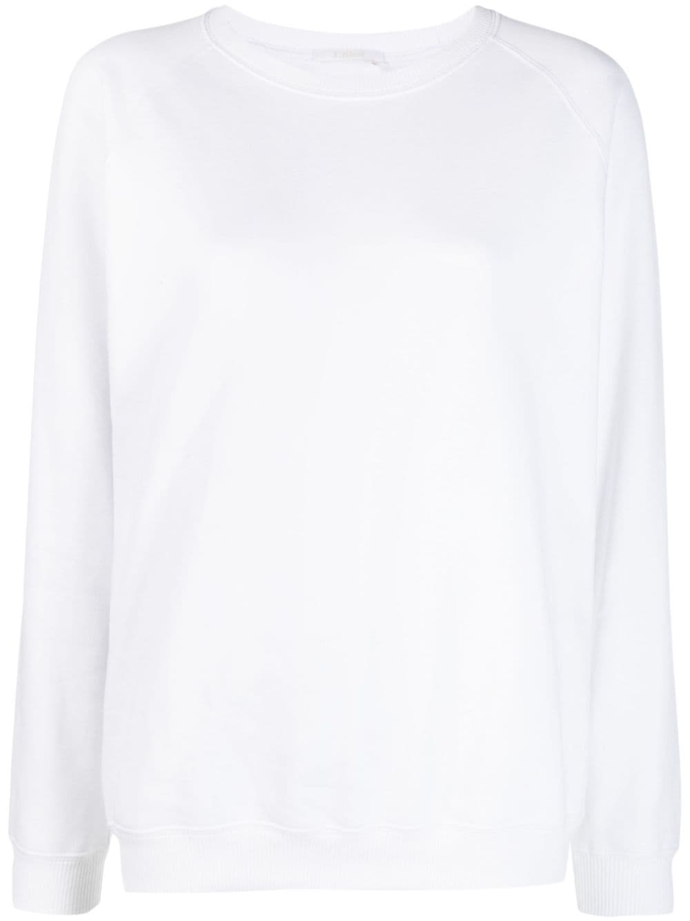 Chloé logo-embroidered Cotton Sweatshirt - Farfetch