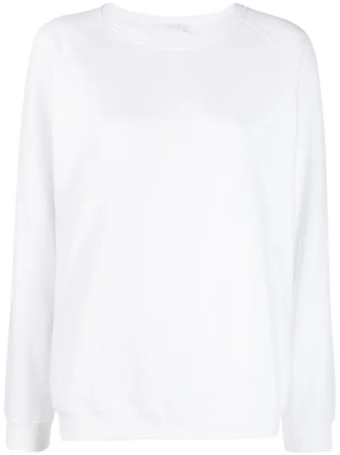 Chloé logo-embroidered cotton sweatshirt