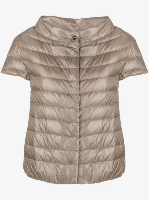 Herno Margherita short-sleeve quilted jacket