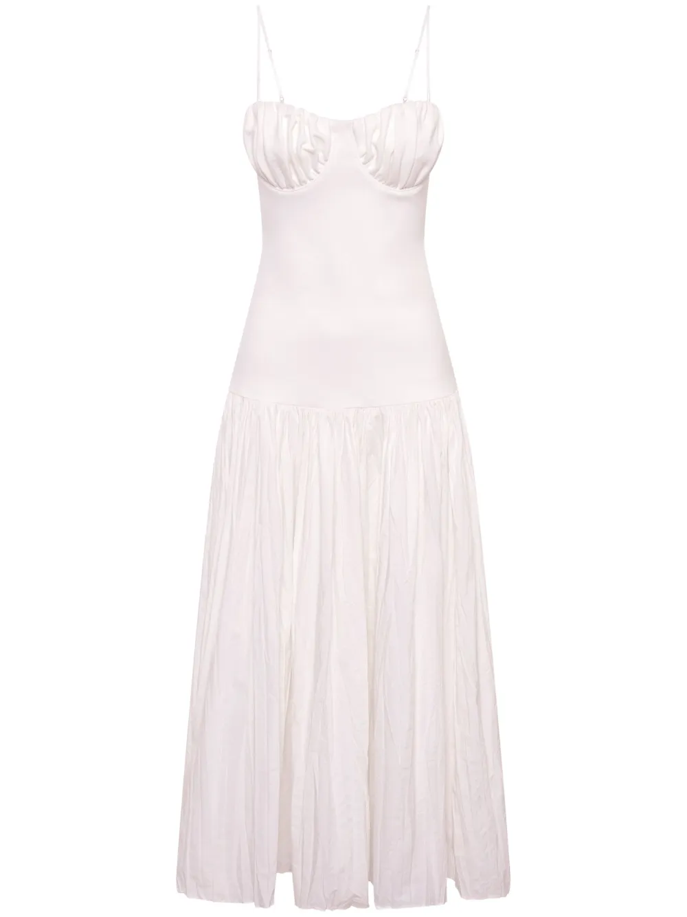 sachin and babi light blue dress White Mini Dress Drop Waist Pleated