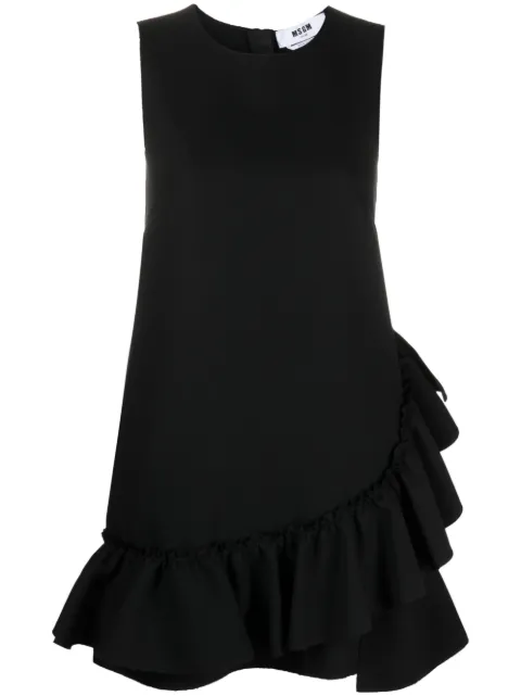 MSGM ruffled sleeveless minidress